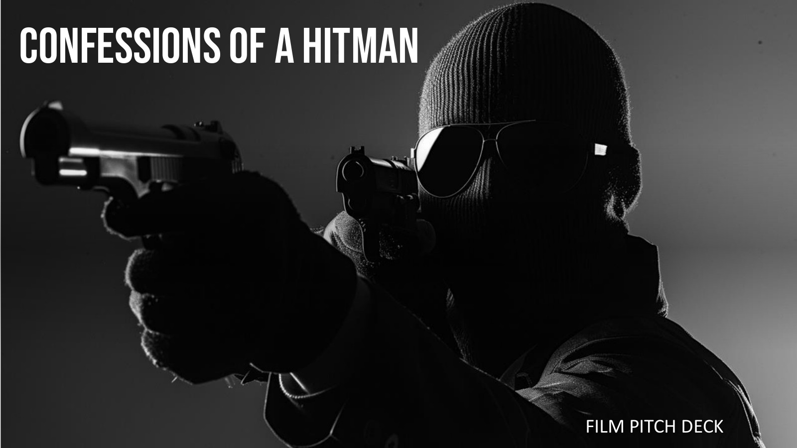 Confessions of a Hitman pitch-deck cover